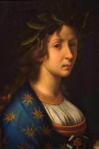 &quot;The Poetry&quot; (Allegory)  Carlo Dolci (Florence 1616-1686) workshop - Paintings & Drawings Style Louis XIV